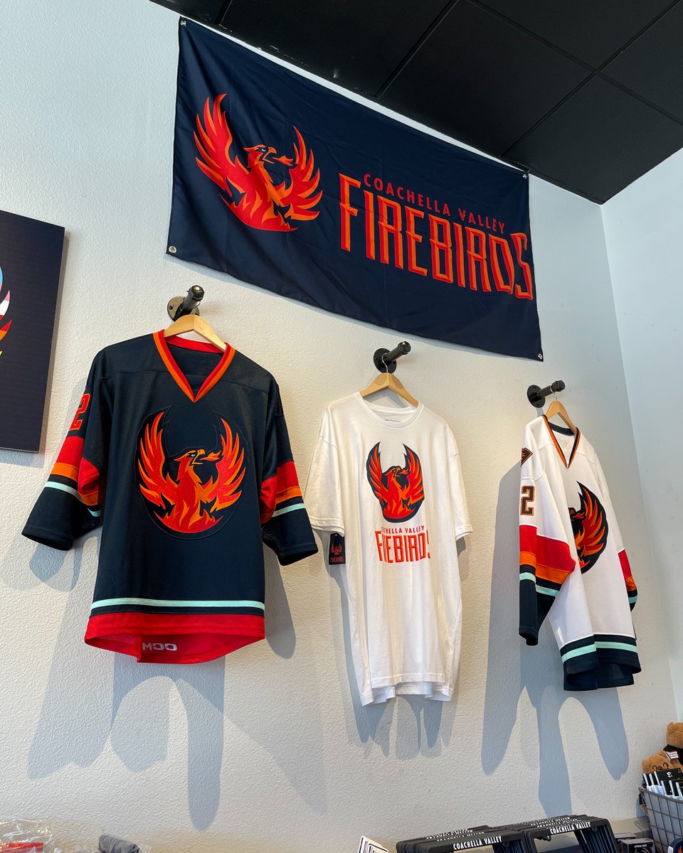 Firebirds's tweet photo. Have you been in our team store yet? Get all your Firebirds merch and check out the 3D model of @AcrisureArena
#IgniteTheSeason #TeamStore #Firebirds #AHL #Hockey #CoachellaValley #OneValley #BuildingAnOasis #TeamMerchandise #RepYourTeam https://t.co/MfIXZDj5jq