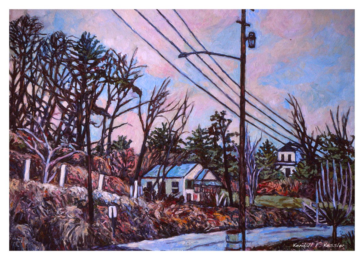 Towheehillart's tweet image. An expressive architecture painting. fineartamerica.com/featured/house… #housepaintings #pulaskipaintings #kendallkesslerart  #SpringForArt #ThisSpringBuyArt
