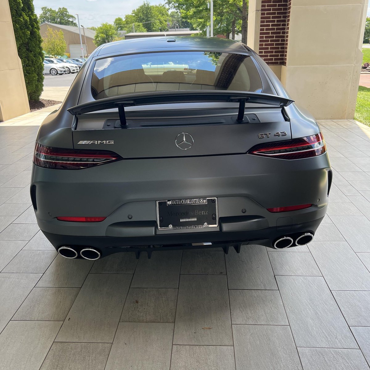 MBCharlotte's tweet photo. Somebody had a great weekend!  🔥🚙☀️🔥  Congratulations to the new owner of this amazing 🤩 #amggt43 !    #mercedesmonday #amg #amglovers #amglife #gt43 #charlotte #mercedesdealer #mercedesbenz https://t.co/zLieRT0AgT
