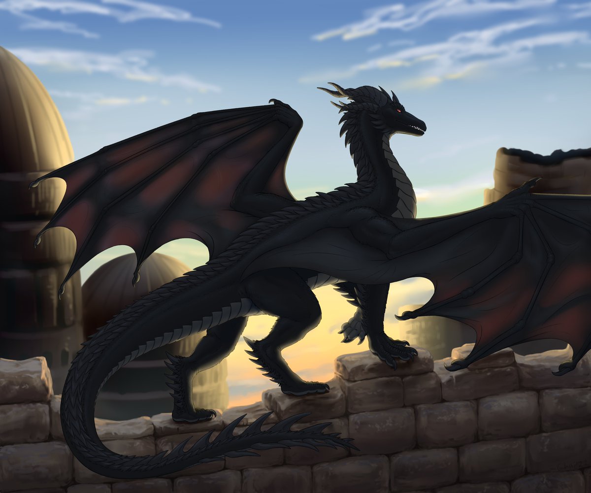 Siranor1's tweet photo. @Seabderg Here's one of my newer characters, the majestic, confident, lovable Velgaros!

Gratz for taking this first leap forward. Hope to see lots of paw related comms in my feed!

Favorite food is...Pizzaaaaaaa! https://t.co/e1QtcflyY0