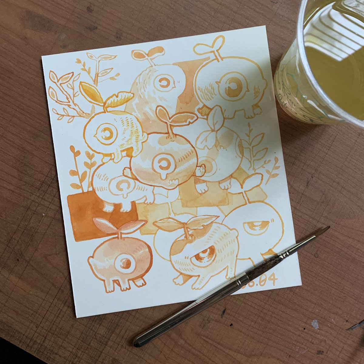 kinoko_yokai's tweet photo. 🍊! https://t.co/MqoxIhHSdy