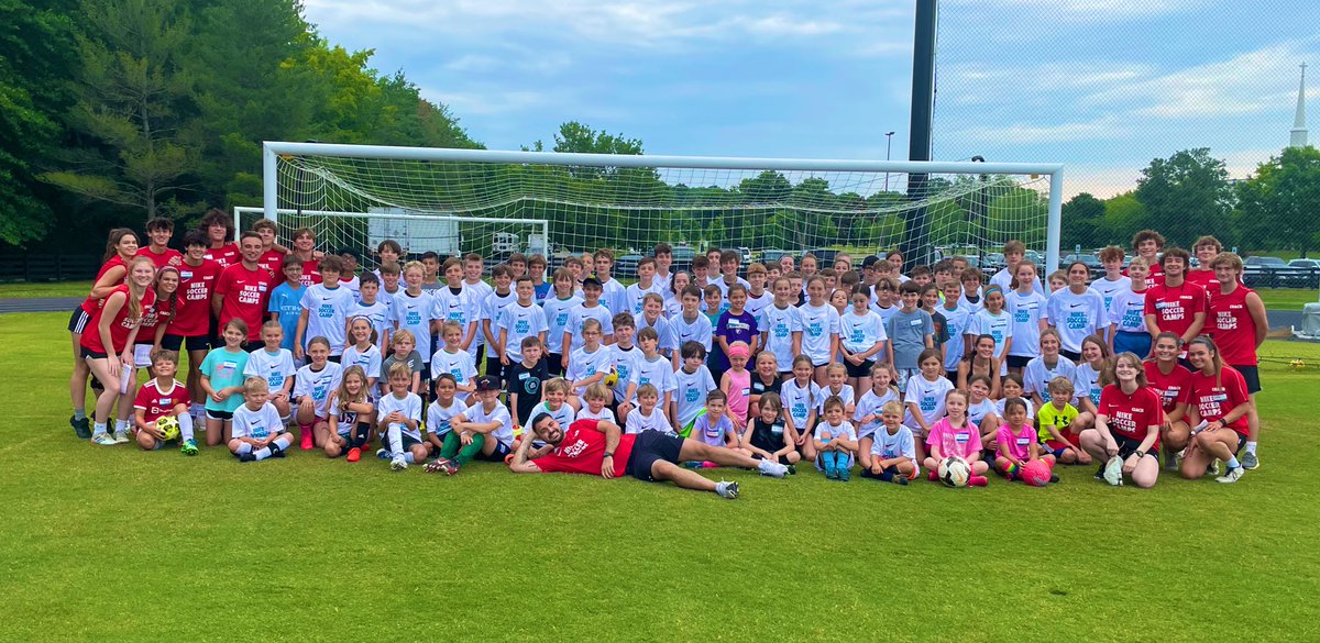 Day 1 of Nike Elite Soccer camp!