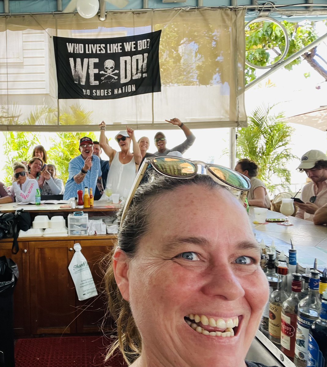 StlOwner's tweet photo. @BlueChairBayRum Sitting at a local pub in St. John Virgin Island drinking an “Island Girl” made with Blue Chair Bay Rum. https://t.co/M092dMaJdn