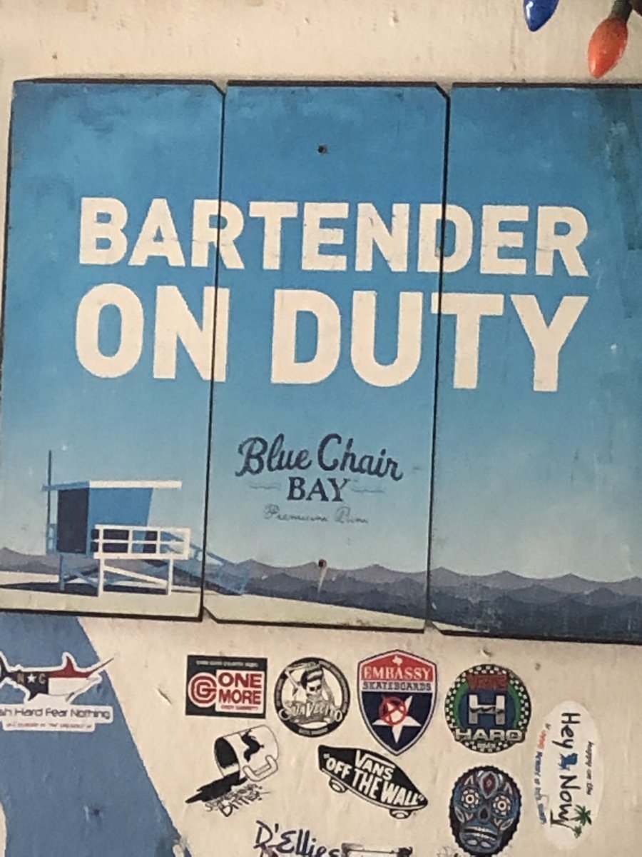 StlOwner's tweet photo. @BlueChairBayRum Sitting at a local pub in St. John Virgin Island drinking an “Island Girl” made with Blue Chair Bay Rum. https://t.co/M092dMaJdn