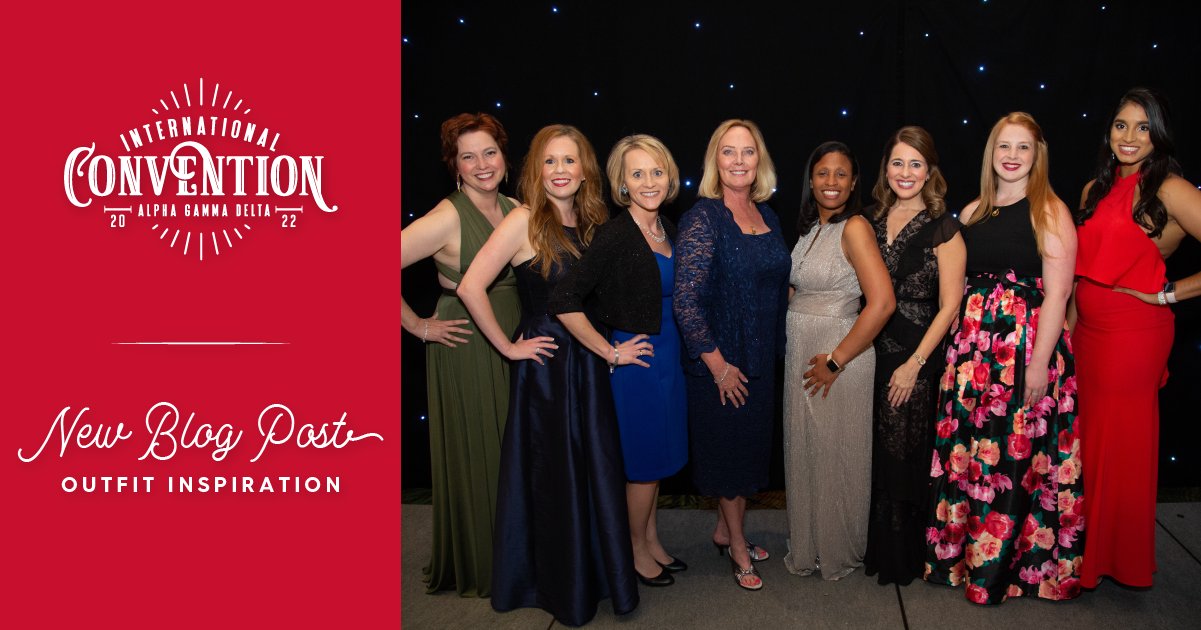 Alpha Gamma Delta on Twitter "Not sure what to wear to Convention 2022