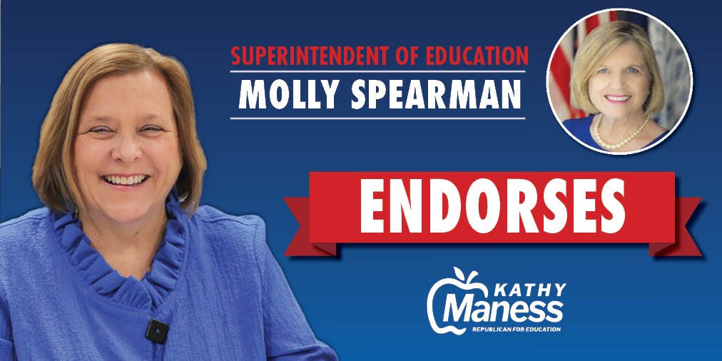 I am honored to receive the endorsement of current SC Superintendent <a href="/Molly_Spearman/">Molly Spearman</a>!
