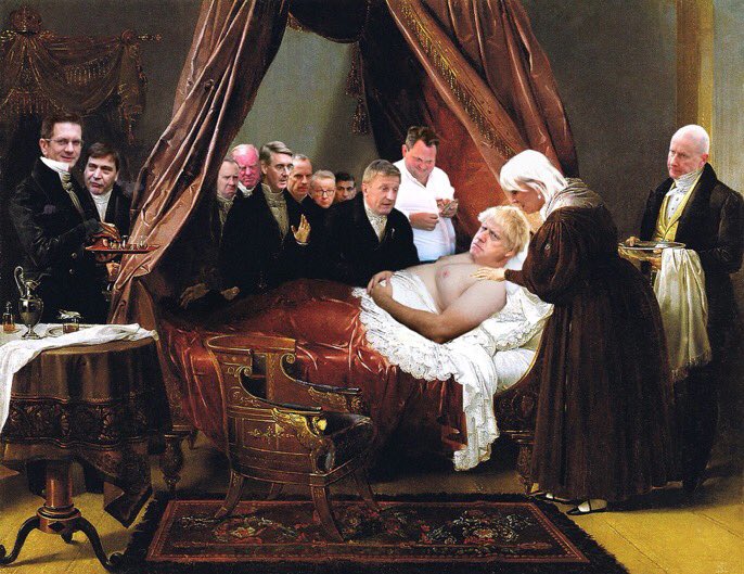LadyJules_Cath's tweet photo. @GOV2UK A great Coldwar Steve image. It seems that the last rites are now starting to be called on #JohnsonOut134 โs Prime Ministership.
Only 2 1/2 years in office & it already feels like Johnson is a โdead man walkingโ. Nothing can revive him now.
#JohnsonOut134
#ConservativesOutNow https://t.co/jwhCszuKwx