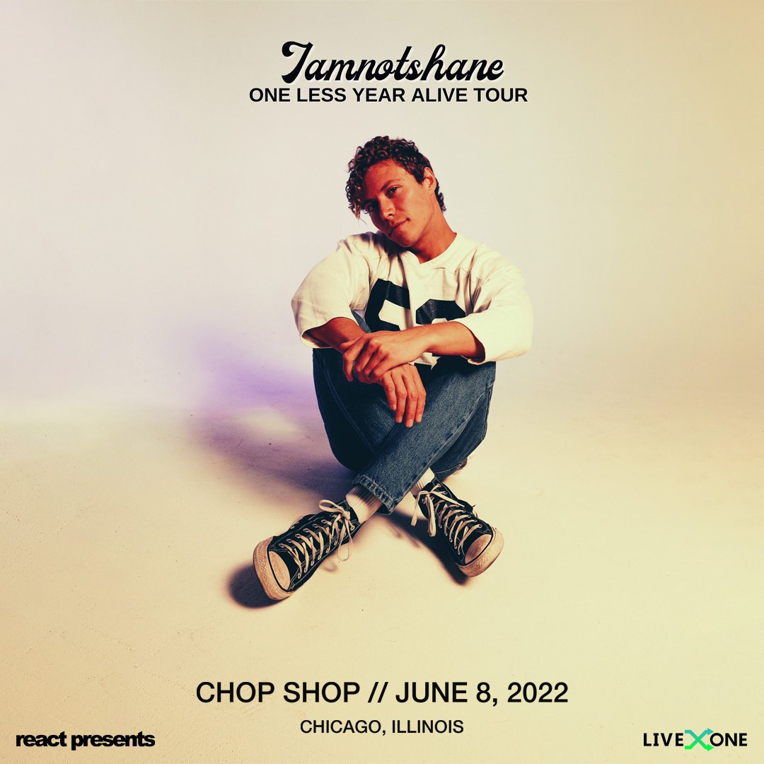 THIS WEDNESDAY: <a href="/iamnotshane/">iamnotshane</a> brings his One Less Year Alive Tour to the <a href="/ChopShopChi/">Chop Shop</a> with special guest <a href="/mykeytheartist/">MyKey</a> 🎉😍

Get your tix 👉 bit.ly/iamnotshane