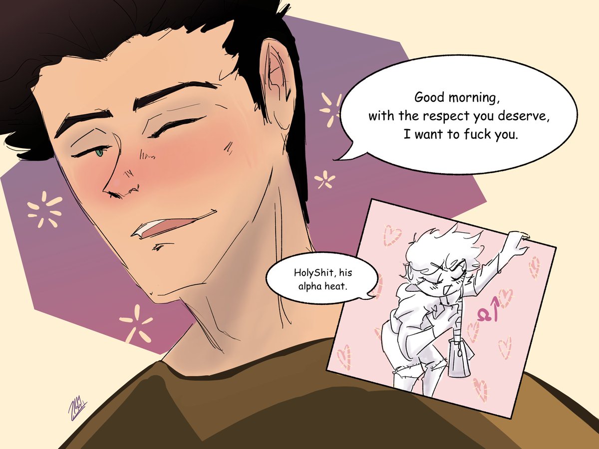 ZamyRose22's tweet photo. Manners make the alpha😎✨
Jon returns home knowing that Damian's alpha heat starts today but he didn't think it would be received like this.
#damijon #omegajonkent #alphadamianwayne #supersons #bottomjon #topdami https://t.co/O8ZvIuakB7