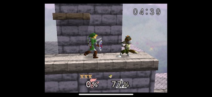 Playing Super Smash Bros on Delta with Switch Pro Controller