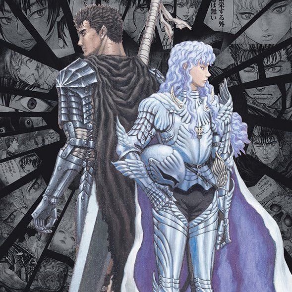 gaak_fr's tweet photo. OFFICIEL : Berserk est de retour ! C’est l’éditeur Hakusensha qui annonce que le manga de Kentaro Miura reprendra la sérialisation dans le Young Animal n°13 du 24 juin ! https://t.co/wJtJD8EVQ7