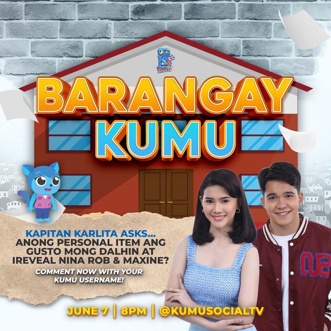 kumuPH's tweet photo. SHORTCAKES AYUDA GRANTED! 💙

Sagot na ni Kapitana Karlita ang kilig, sagot pa niya ang papremyong 100k coins! See you tonight, kasama sina @RobBlacks0816 at @maxinetrinidad_ , it’s a date at 8:00PM on kumu! Kitakits!

#BarangayKumuRobXine #BarangayKumu

https://t.co/YL3YH7y6Zb https://t.co/ZW3FgrXicc