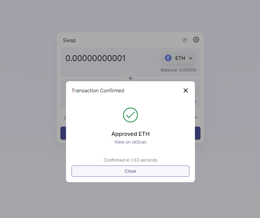 Done
#L222 #zkSync #Layer2 #ZKRollup #testnet #Ethereum #DeFi
Join discord: discord.com/invite/6zy2c9Y…