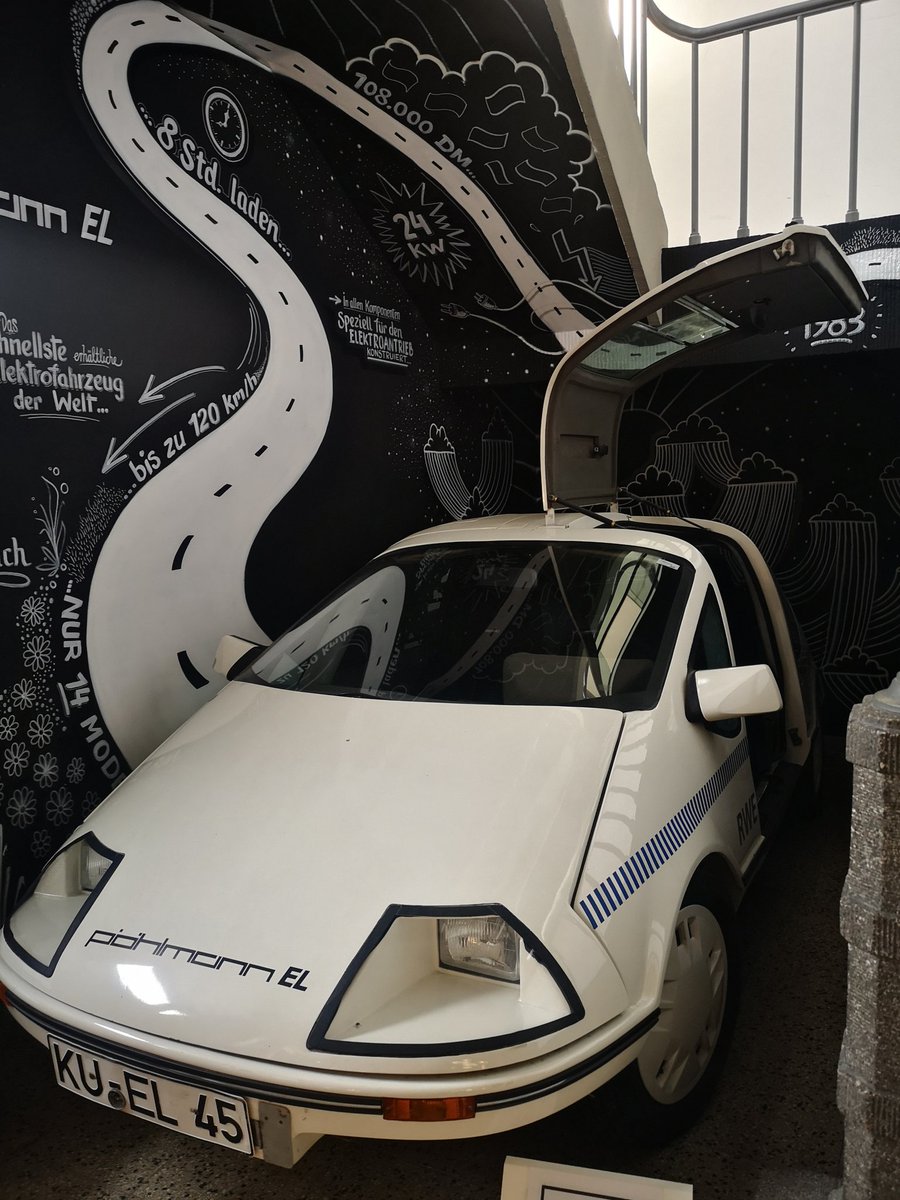 40 Jahre altes E-Auto. Von RWE in Auftrag gegeben. Reichweite bis 90km. Macht mich fertig.