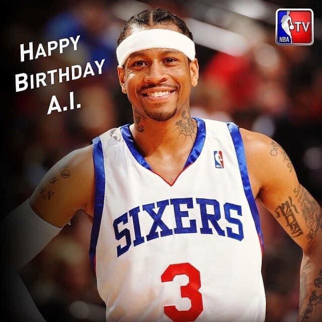 Happy Birthday Allen Iverson!  