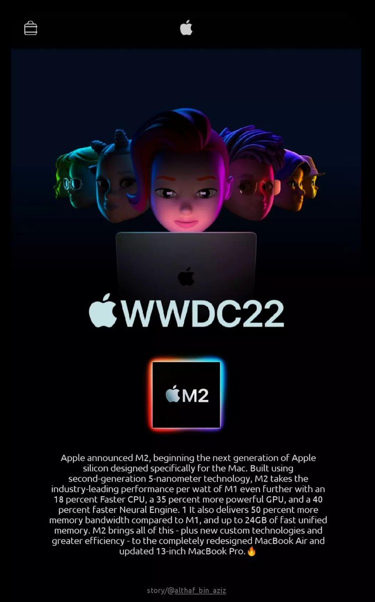 althaf_edoth's tweet photo. #WWDC22 #Apple #AppleEvent  
@Apple #MacBookAirM2 #MacBookAir #iOS16 https://t.co/ulH7Te0vL9