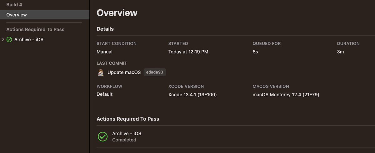1998design's tweet image. #XcodeCloud #Auto #Workflow did make the thing easier, and I don’t need to switch back to Xcode13.