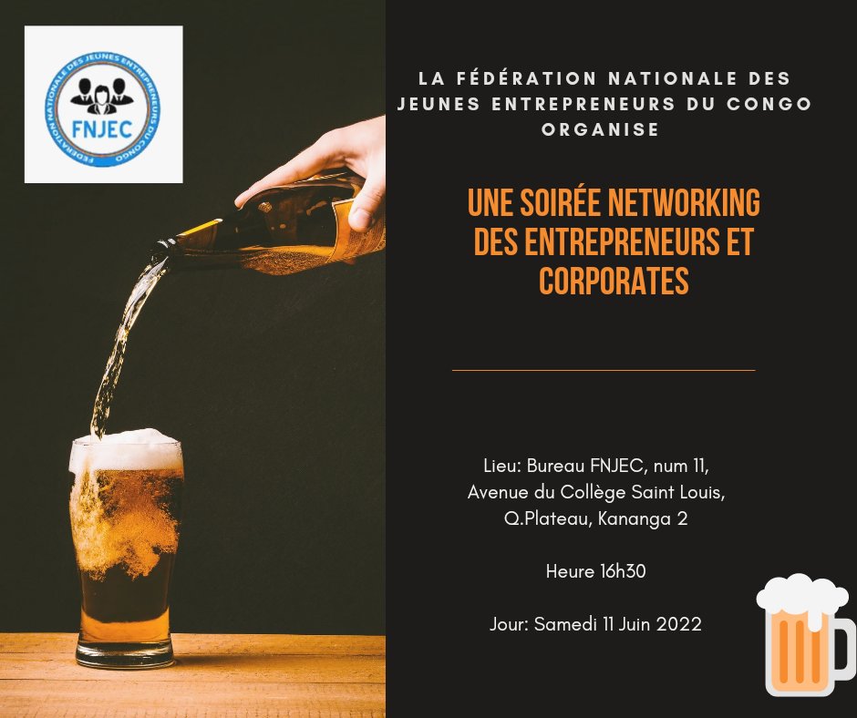 Une première soirée Network des entrepreneurs et Corporates, c'est pour ce samedi 11 juin 2022