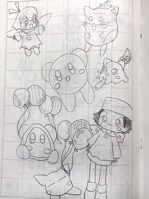 カービィ64をやって懐かしくなったので小学生のころに描いたカービィの漫画載せます(1/2)

すごい漢字のノートに描いてるし裏側が写ってて見えにくいけど許してw 