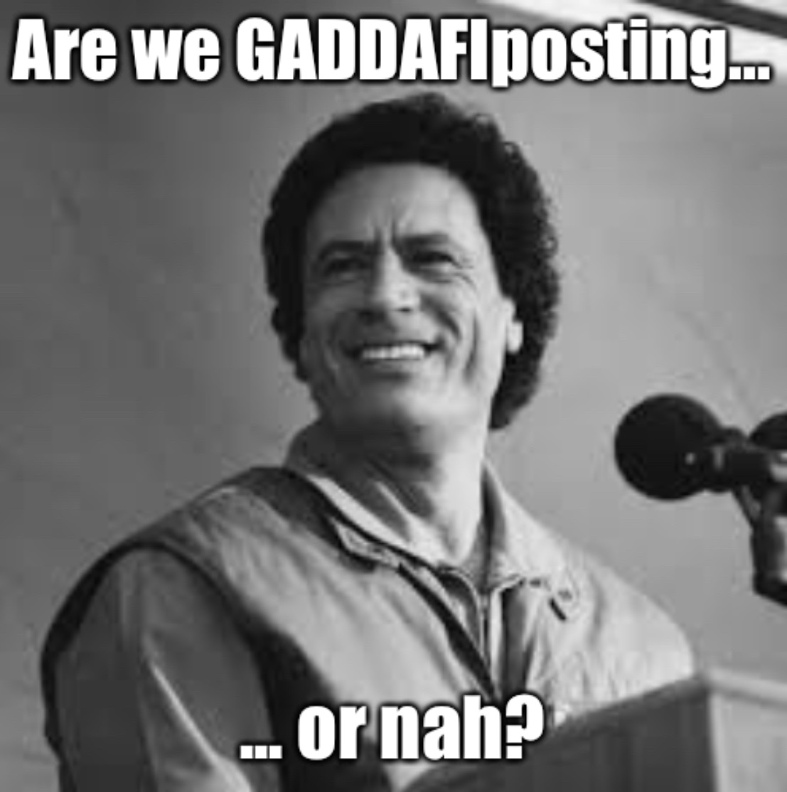 Happy would-be 80th Birthday to the King of Kings of Africa, Muammar Gaddafi. 
