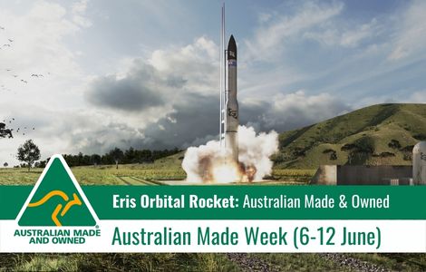 An @AustralianMade rocket?
Too right. 🇦🇺#Eris 

Why not celebrate #AustralianMadeWeek by telling the world about YOUR Aussie made #SpaceTech!