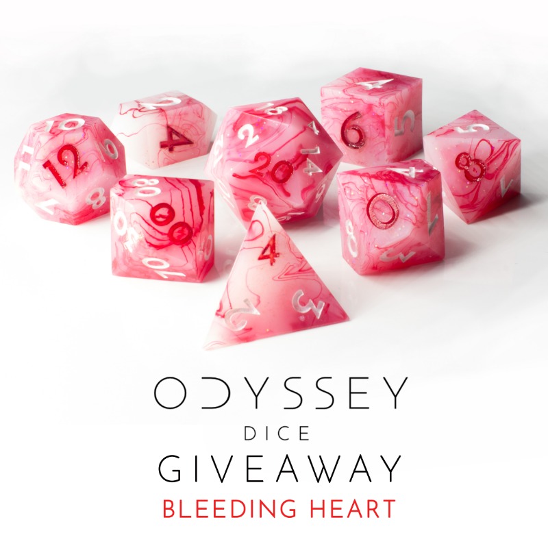 OdysseyDice's tweet photo. To celebrate our Kickstarter launching in August, we're going to be holding a giveaway!  Ends 6/20 at 12PM EST. Good luck everyone!

To enter:

1. Follow us
2. Like + RT this post

We're also giving away a second set over on Instagram!
https://t.co/qIxEc4Fcx3

#dnd #dice #ttrpg https://t.co/tL95mS6sfQ