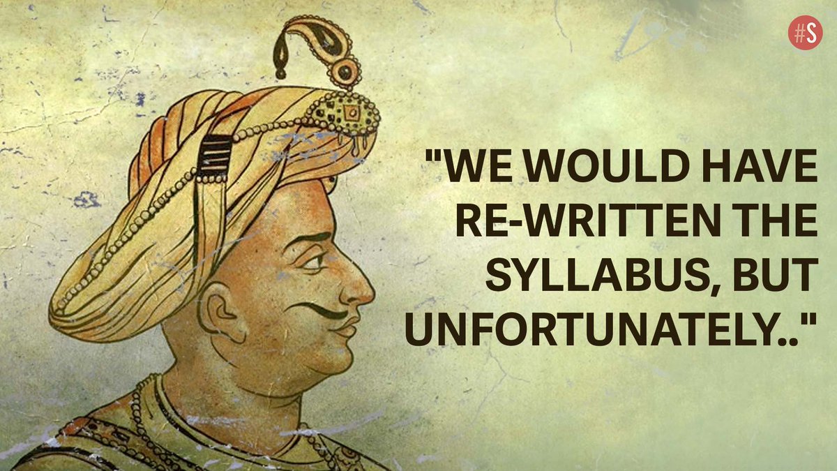 SwarajyaMag's tweet photo. "How Can A Tyrant Be Hailed As A Tiger?" l Malavika Avinash On Tipu Sultan l K'taka Textbook Row
Watch: https://t.co/6T52SOzpRZ
#TyrantTipu #TextbookRow #RohitChakratirtha #devanurmahadeva
.@MalavikaBJP https://t.co/DlYetuUXto