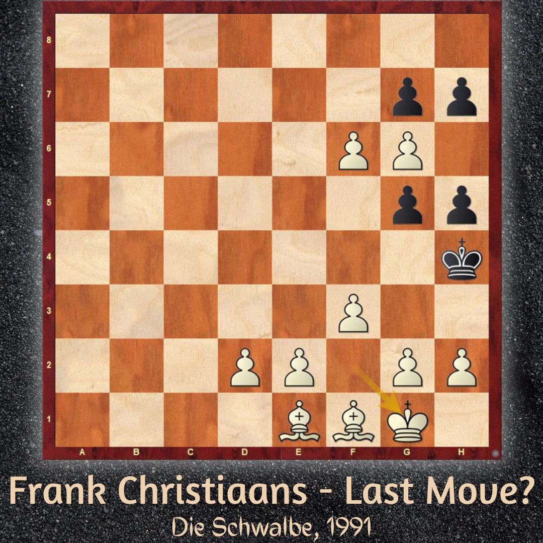 ChessbaseIndia's tweet photo. White has just played Kf2-g1 to checkmate the black king. But did it capture any piece on g1? If yes, what? Don't forget to explain your answer! 😊

#chess #chessbaseindia #chessproblem #retroanalysis #positionoftheday https://t.co/ktExIjElCL