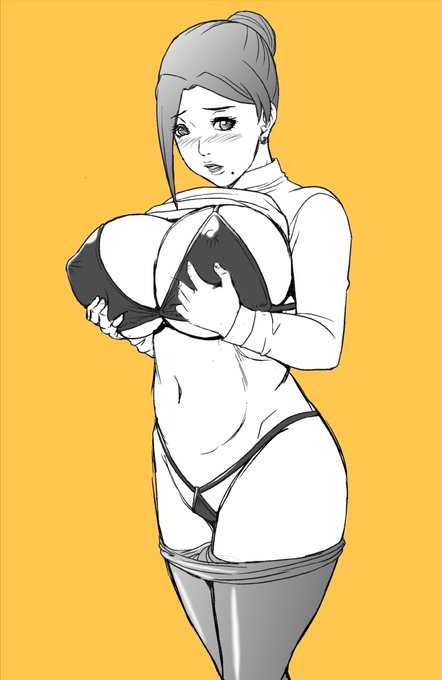 美人女上司滝沢さん♪  #むちむち #爆乳 