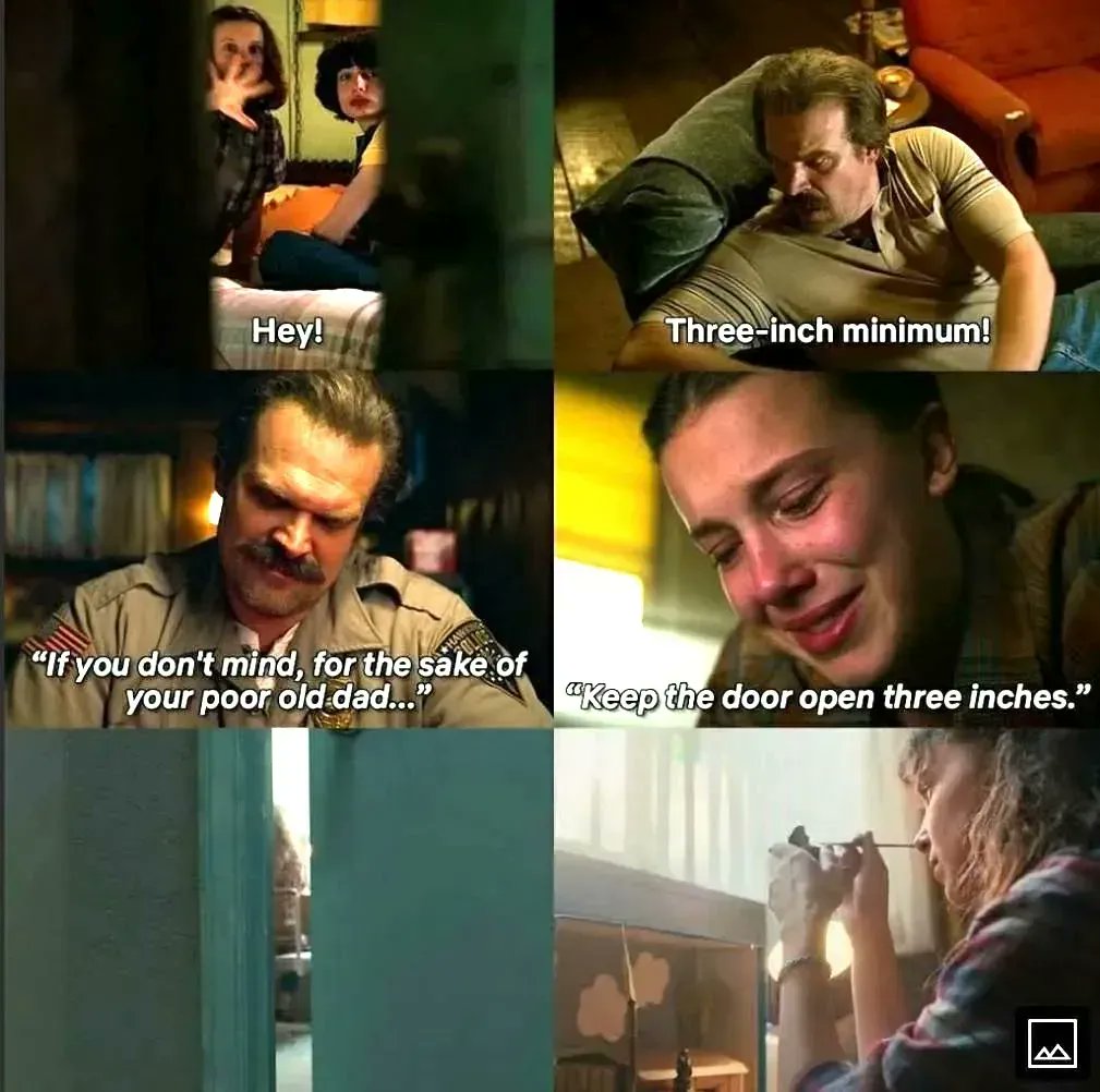 She misses Hopper so much...💔😭✨ #StrangerThings4