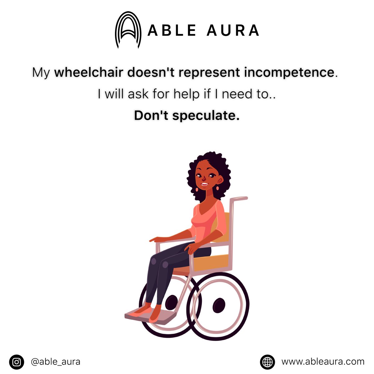 able_aura's tweet photo. Yikes On Bikes!
Stop assuming that we need 'help' from the non-disabled community at every step. All we need is accessibility and fair judgment for our talents.
#accessibility #ableaura https://t.co/LDWyZz2NjK