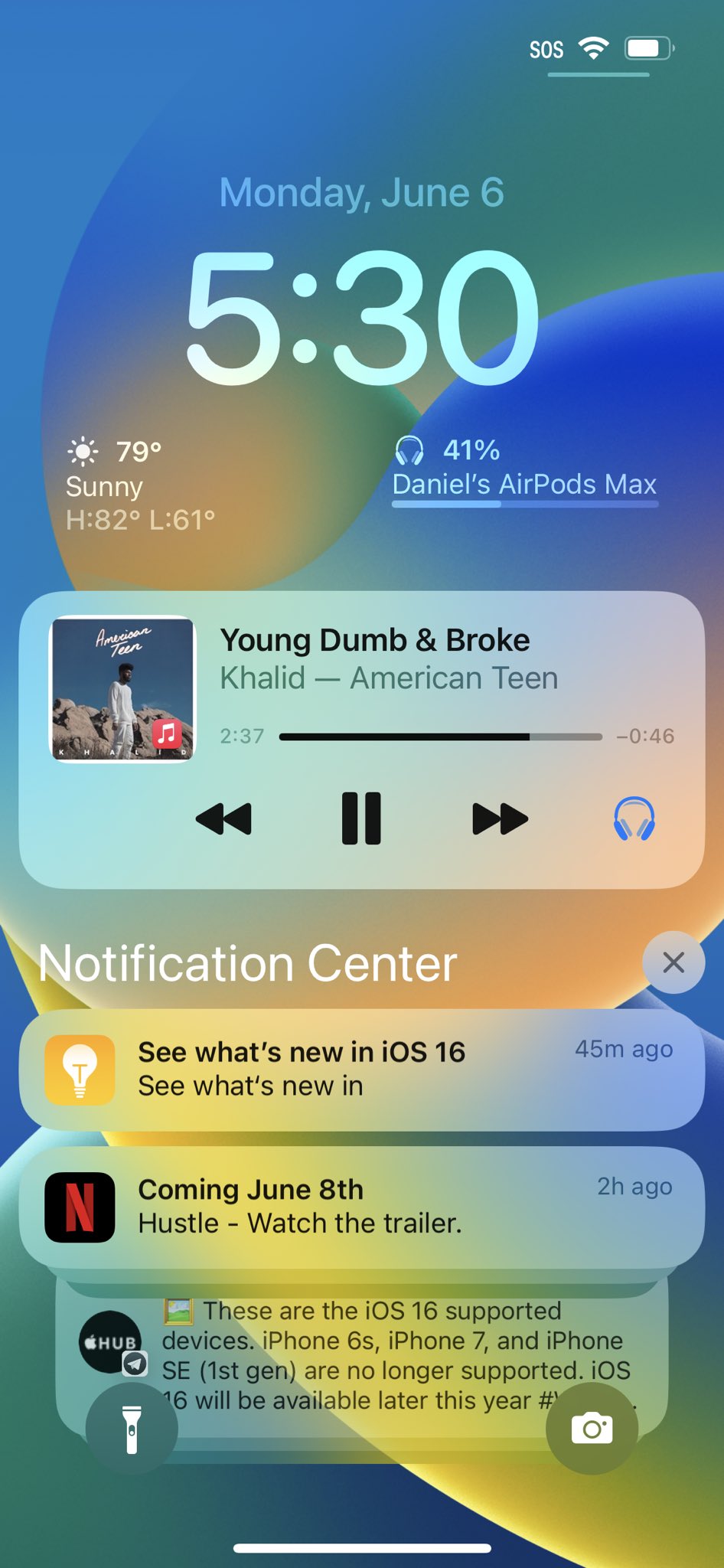 iOS 16 - Apple (AM)