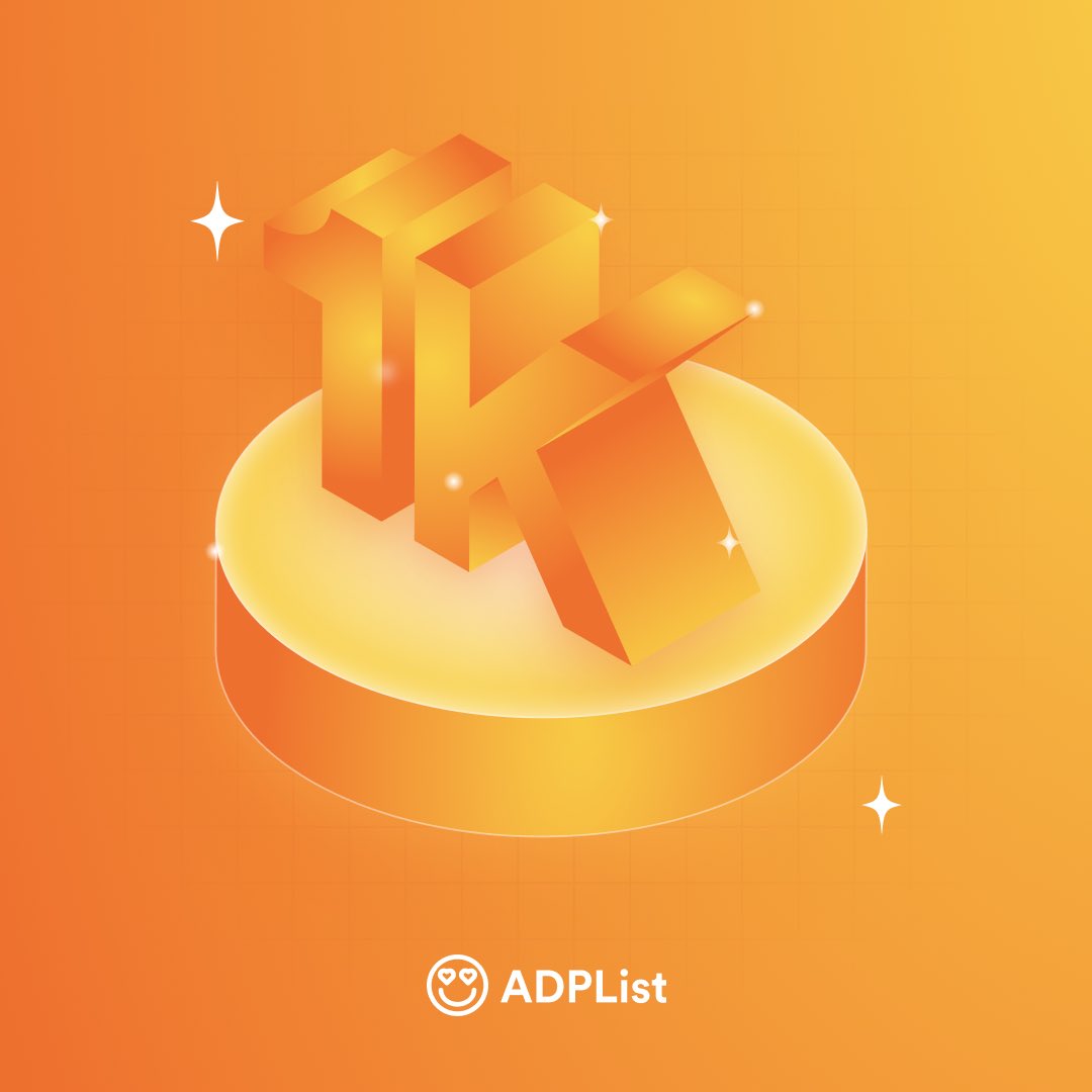 Wow! So thoughtful, I received my 1,000 Minutes Milestone!🥳 <a href="/ADPList/">ADPList</a> ❤️ #mentorship #designcommunity