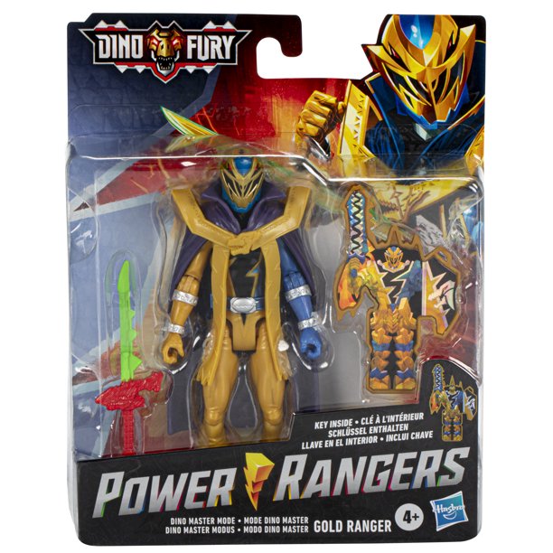 Gold Ranger uses the Dino Master Saber 