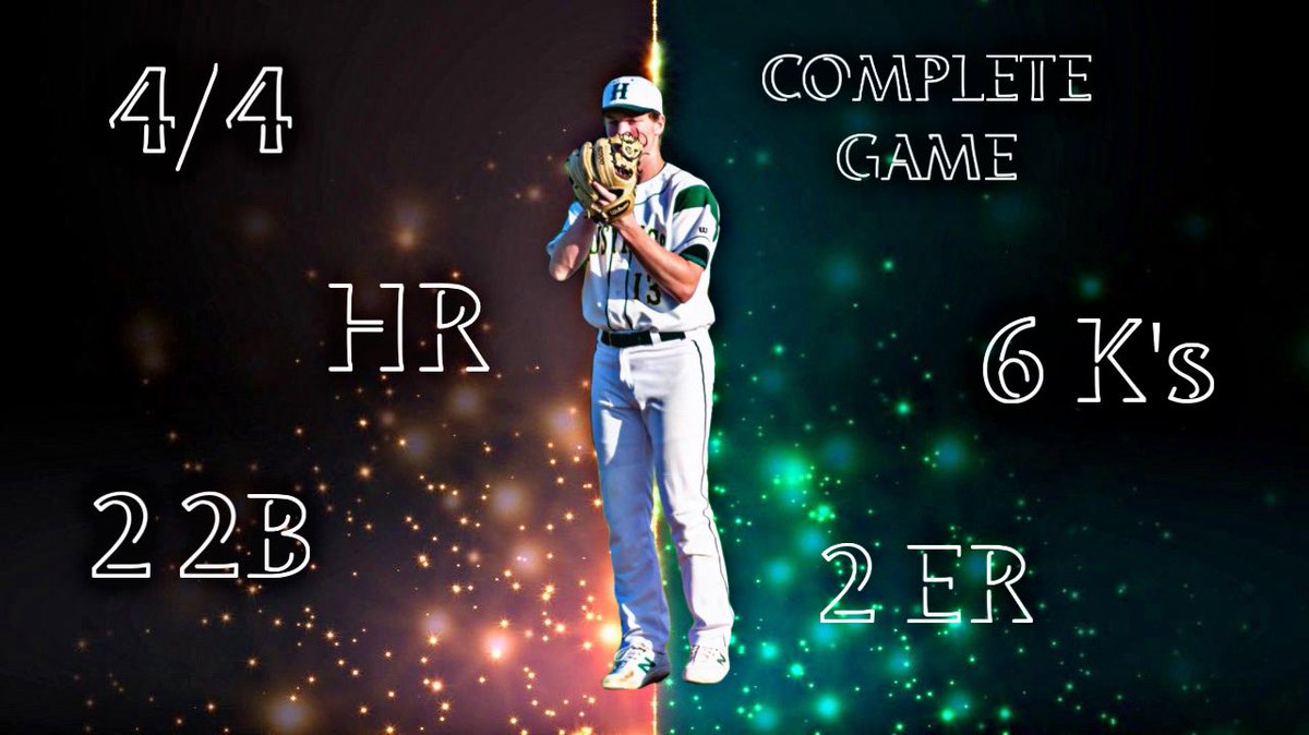 2-Way Slayer (6/6)
<a href="/JonMueh15/">Jon Muehring</a> pitched the whole 5 innings while only giving up 2 runs on 5 hits while striking out 6. <a href="/JonMueh15/">Jon Muehring</a> then went 4/4 at the plate which included 2 doubles and launched a HR as did teammate <a href="/SolenMunson/">Solen Munson</a>. <a href="/GoStangs/">Hempstead Baseball</a> roll 16-2.