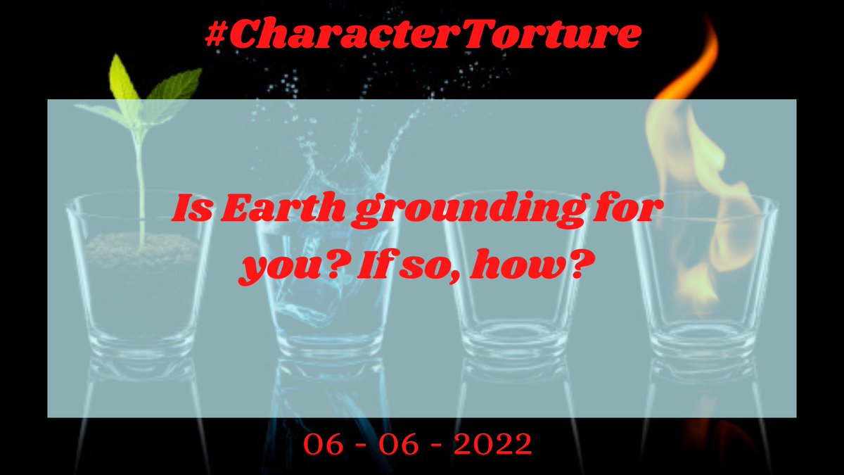 CharacterTor's tweet photo. 06 - 06 - 2022

Is Earth grounding for you? If so, how?

Tag @CharacterTor, Use the hashtag, and have fun!!! 

#CharacterTorture #writergames #roleplaygame #WritingCommunity https://t.co/Ey3aPS9bZC