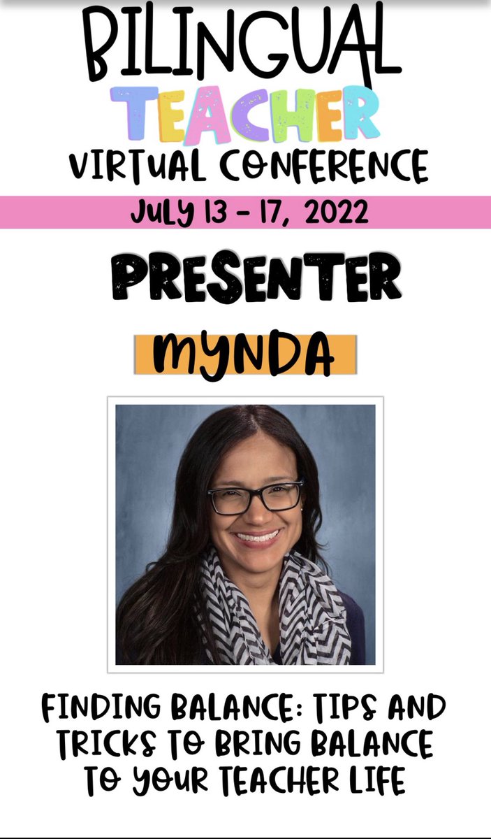 h9counselor's tweet photo. I am going to be presenting at the Bilingual Teacher Virtual Conference! I am super excited to talk, collaborate and share resources with other educators! You can find more information here-> https://t.co/A25hh0Q1T3 https://t.co/CizQxtIkk4