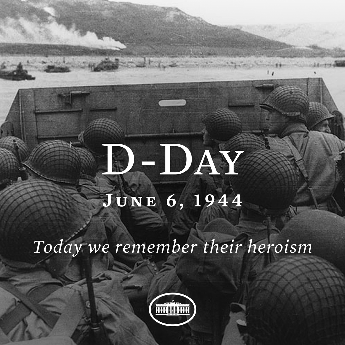 POTUS46Archive's tweet photo. Today, we mark 78 years since D-Day and honor those who answered duty’s call on the beaches of Normandy. We must never forget their service and sacrifice in defense of freedom, and we must strive every day to live up to the ideals they fought to defend. https://t.co/2IRTQN4uEz