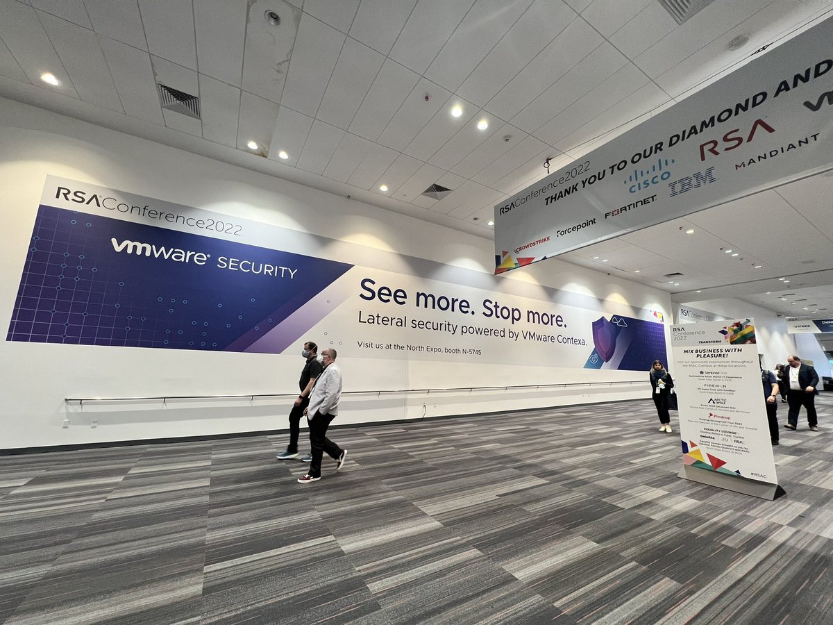 VMware Security. See more. Stop more. #runnsx <a href="/RSAConference/">RSAConference</a>