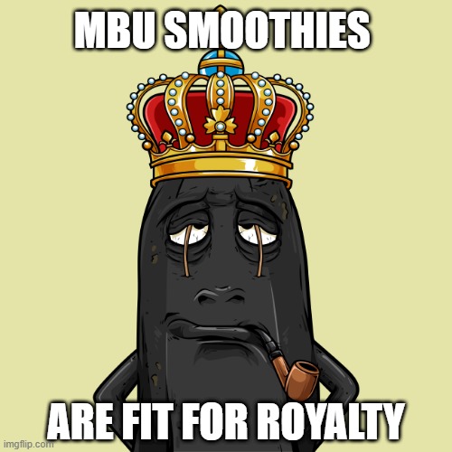 MadBananaUnion's tweet photo. They certainly are your Royal Highness. The MBU Smoothie is the perfect summer smoothie for everyone.
#NFTCommunity #nftart https://t.co/rVFR23lj48