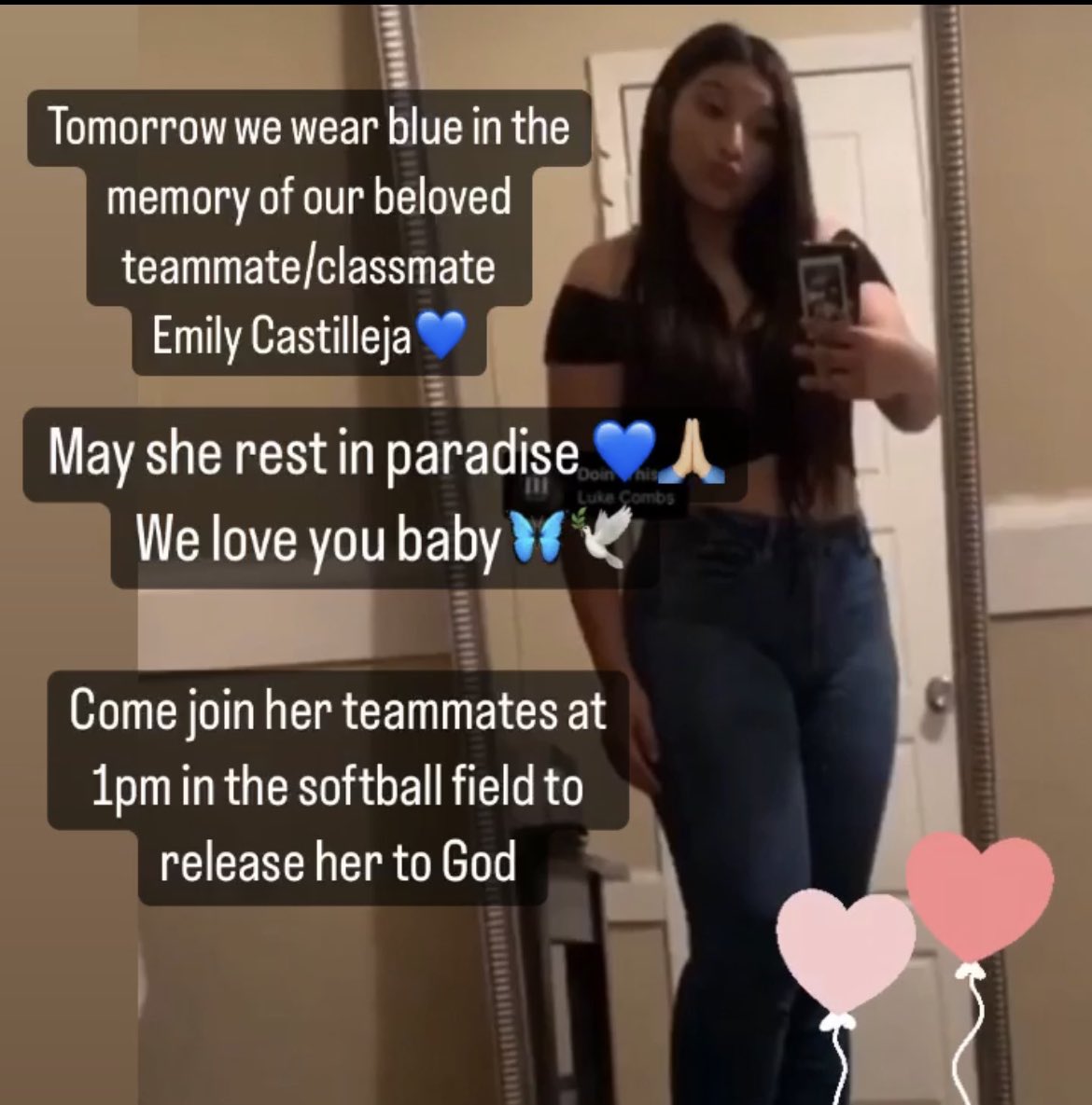 We are deeply saddened by the events of today. Please keep all involved in your thoughts and prayers. If you can please join us tomorrow as we honor our teammate.