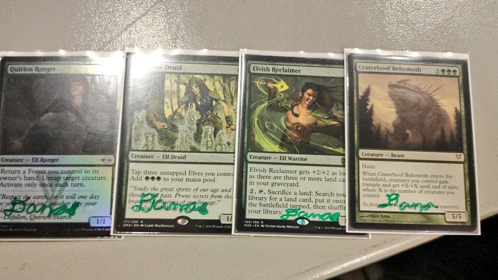 Xtayton's tweet photo. More pictures coming in from the weekend. @MobiuzGaming for the hats! @SheSparkz booth was dope! @DanaFischerMTG Elves signature!

#DHDAL22 https://t.co/2CdihoRSCZ