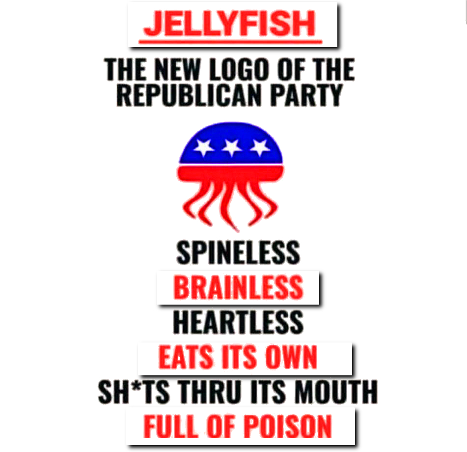 @hangingincoTodd @MayoIsSpicyy It's not in the <a href="/GOP/">GOP</a>'s nature to show courage or loyalty to anyone that doesn't immediately benefit their personal bank accounts.  

They're not Apex predators, they're 👇👇