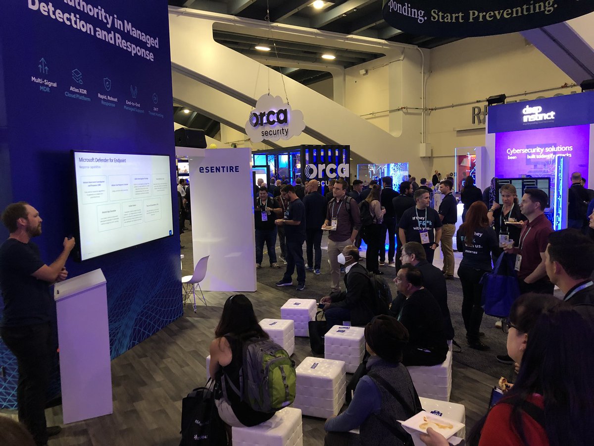 Interested in securing your Microsoft environment? Come by <a href="/eSentire/">eSentire</a> booth 755 at #RSAC2022 to learn about getting visibility + response with MDR for Microsoft