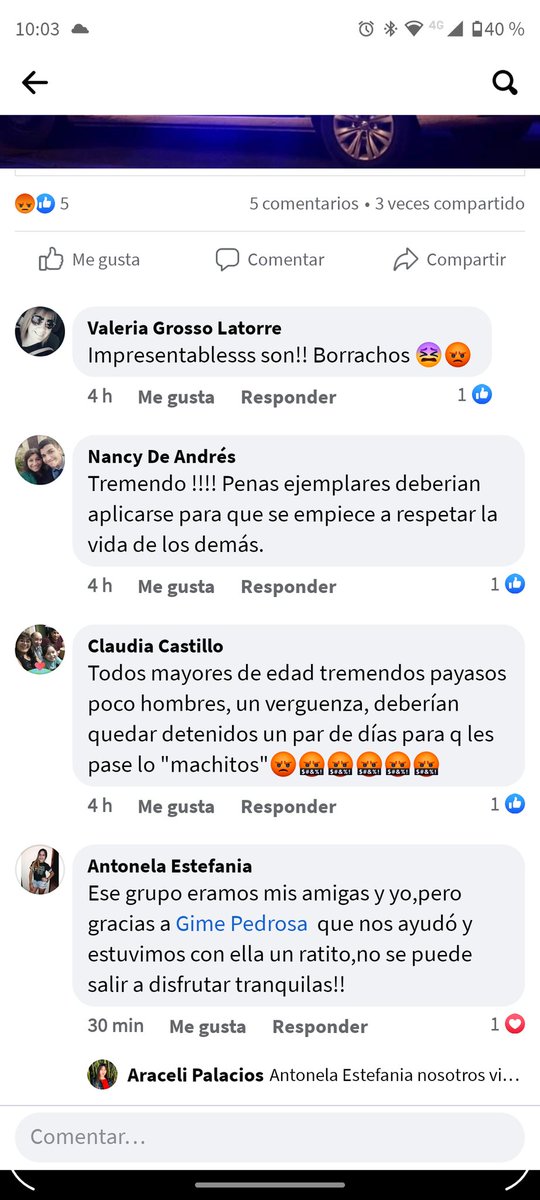 AruchiMartin's tweet photo. Un par de borrachos forzaron a mujeres a subirse a un auto,paso en Bragado después del boliche. Nadie habla de esto,si hubiese pasado algo más nos hubiéramos lamentado. Que triste. https://t.co/ZFzuhMEGkk