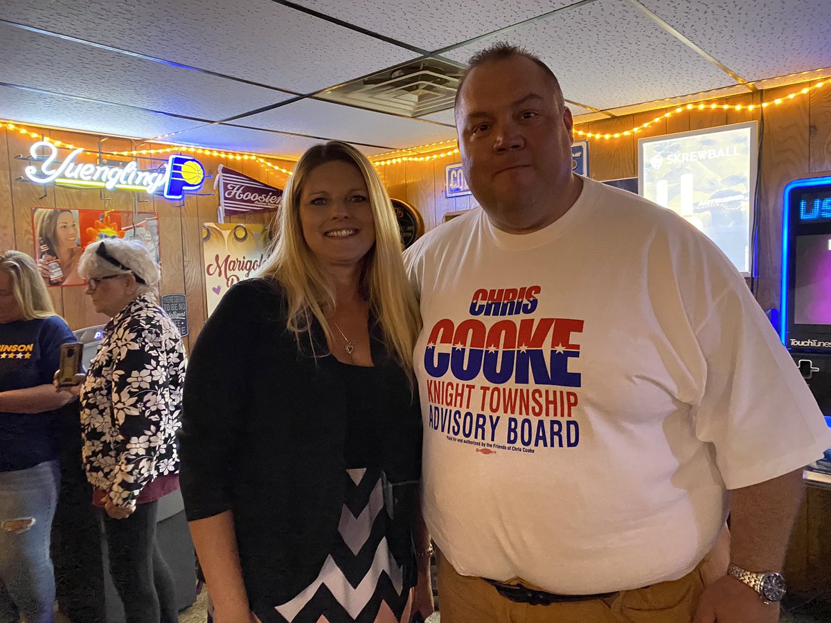 We’re supporting Kathryn Martin, Knight Township Trustee and <a href="/ChrisCooke94/">Chris Cooke</a> for Knight Township advisory Board! 🎤