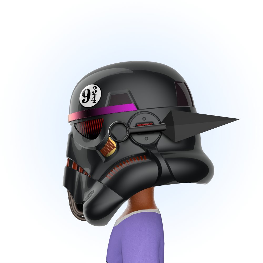 AK_4D's tweet photo. AK-4D  xTROOPER ⚡Join them on the quest to break rank. Customize the Standard Imperial Issue Helmet up to 9999 times. 👊 

 🙌  Join the 514  ➡️  https://t.co/I98IpTDZ9e

🚀 Go to the farthest reaches of the galaxy 👉  https://t.co/Lj6oBrdMNy

 #NFTartist  #NFTdrop #NFTcommunity https://t.co/NDQWLK6lpe