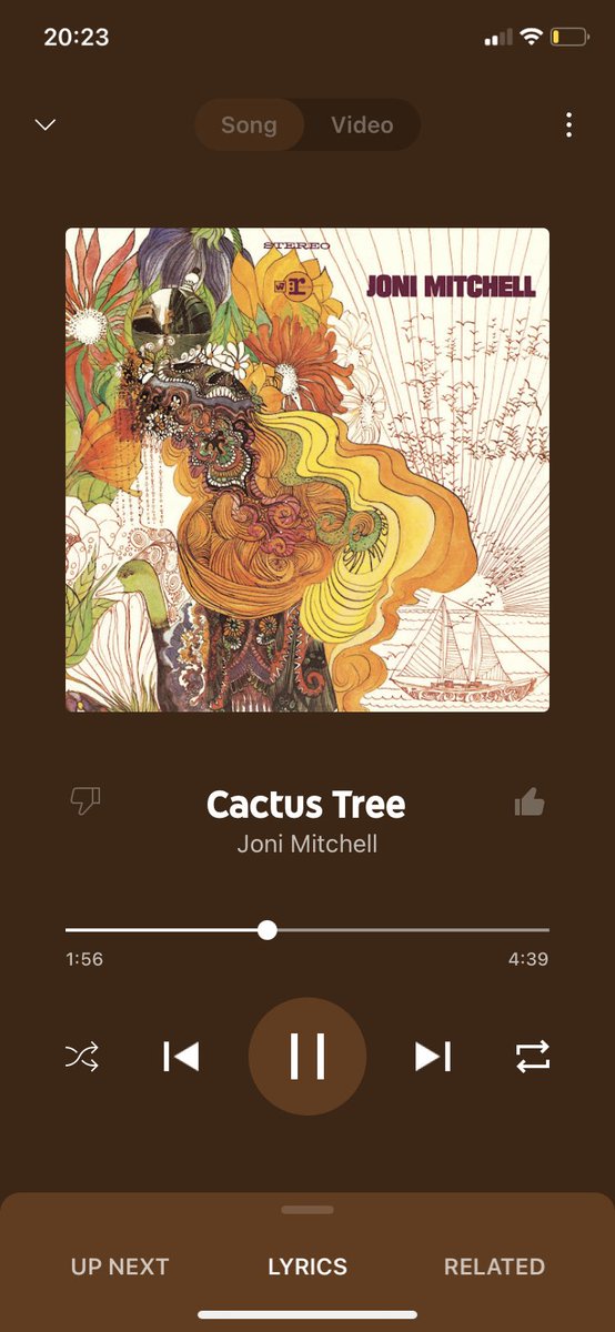 jawboneannie's tweet photo. Now she rallies her defenses
For she fears that one will ask her
For eternity
And she’s so busy being free…

Y’all are getting Annie feelings bombed tonight. I was enamored of this song from the first moment of the first time I heard it. #JoniMitchell #CactusTree https://t.co/2C9Ge2Yk3y