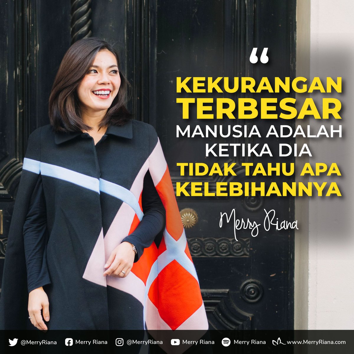 MerryRiana's tweet photo. Kekurangan terbesar manusia adalah ketika dia tidak tahu apa kelebihannya.

TAG teman kalian dan puji kelebihan mereka 😊

#SelaluAdaYangBaik

#MerryRiana #Motivasi #Inspirasi #MotivasiMerryRiana #InspirasiMerryRiana https://t.co/6UBDXMg6jm