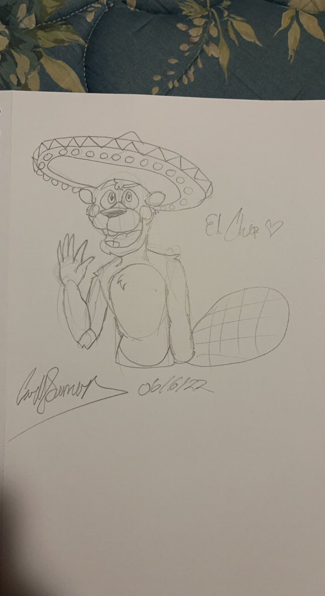 DXVILSFLOWRKISS's tweet photo. I drew @ElChipBackup/ @ElChipOfficial  I hope you like it <3 :) https://t.co/2unjS5q2lX